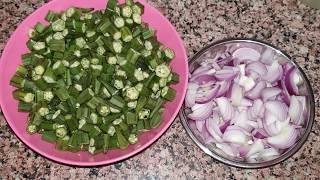 भिंडी की सब्जी बनाएं इस तरीक़े से बनेगी बिल्कुल खिली खिली /chatpati bhindi recipe