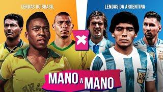 LENDAS DO BRASIL X LENDAS DA ARGENTINA: QUEM É MELHOR? | MANO A MANO COM A TNT SPORTS ARGENTINA