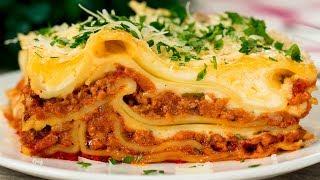 Lasagne traditionnelle faite maison - la meilleure recette... Elle est si bonne ! ǀ Savoureux.TV