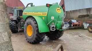 Moving slurry MF 6190 and 185