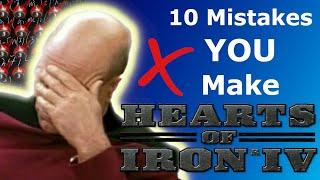 10 MISTAKES new players make in Hearts of Iron IV!