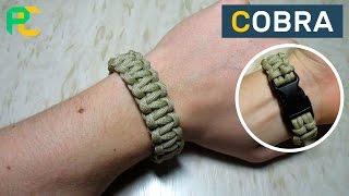 Paracord Bracelet Cobra with buckle