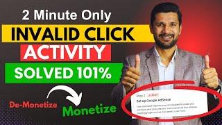 2 Minutes Only | Invalid click activity Solved 101%