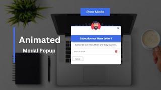 How to Create a Modal Popup in HTML CSS and JavaScript