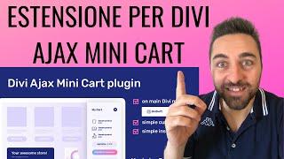 Estensione per Divi - Divi Ajax Mini Cart plugin