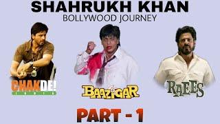 Shahrukh Khan Bollywood Journey || Few Art || Actors Journey || Part - 1 #fewart