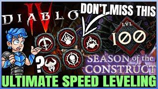 Diablo 4 - Season 3 FAST Easy Leveling Trick - Level 1 to 70 in 2 Hours - All Classes Guide!