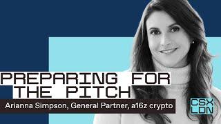 Preparing for the Pitch with Arianna Simpson