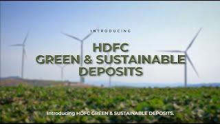 HDFC Green & Sustainable Deposits