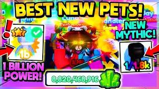 I GOT *BILLION* POWER PETS!! BEATING THE GAME!! (Roblox Minion Simulator)