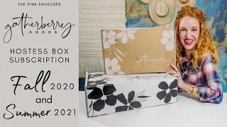 My New Favorite Subscription Box | Gatherberry Goods Fall 2020 Box and Summer 2021 Box