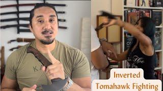 Can you use your Tomahawk Like A Karambit? | Sayoc Winkler RnD Fighting Tomahawk | James Reece