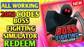 All *New* Boss Fighting Simulator  Codes 2023 | Codes for Boss Fighting Simulator  - Roblox Code