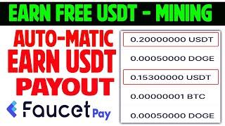 Mine free usdt | Every Second Mining  Paying faucetpay | Earn free usdt