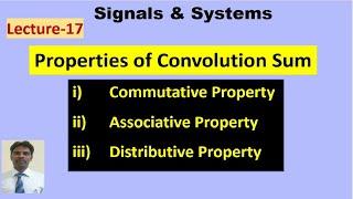 Properties of Convolution sum.