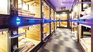 Capsule Hotels with Too Many Free Services Women-Only【ANSHIN OYADO Woman Tokyo】