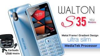 WALTON S35 FULL REVIEW | slim body feature phone | big display feature phone |unique button phone bd