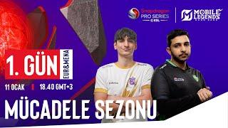 Mobile Legends: Bang Bang Mücadele Sezonu 1. Gün | 6. Sezon | AVRUPA VE MENA