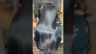 Permanent hair straightening by hair castle