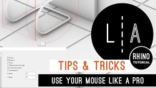 Rhino 6 Tips - Pro Mouse Tips you Should Know!