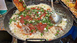 Making Of Desi Chinese Fried Rice in Mumbai’s Zaveri Bazaar | Indian Street Food