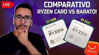 A VEZ DOS MAIS CAROS!! Ryzen 5 5500 VS RYZEN 5 5600 - Como ficam contra o R5 2600 e R5 3500X?