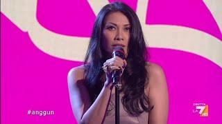 Anggun performing Snow on the Sahara at Italian TV