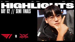 T1 vs JDG | FULL DAY HIGHLIGHTS | Semifinals Day 2 | Worlds 2023