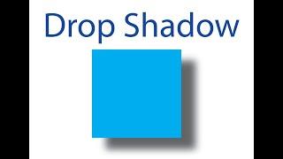 Adobe Illustrator How to make shape and text drop shadow