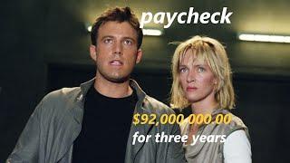 Paycheck movie | Michael receives $92 million for his job