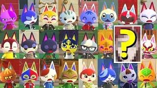 All 23 Cat Villagers Singing Simultaneously in Animal Crossing New Horizons