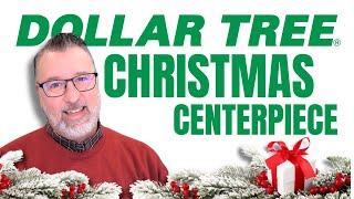 Dollar Tree Christmas Centerpiece - Christmas DIY - #christmasdecoration @DavesWreaths