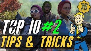 Fallout 76 TOP 10  TIPS & TRICKS 2: Guide #Fallout76