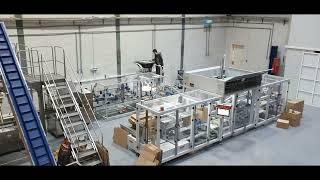 Tam Otomatik Kutu Dolum ve Kolileme Hattı. & Fully Automatic Box Filling and Cartoning Line.