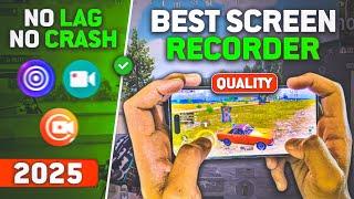 Best No Lag Screen Recorder For Bgmi Android | How To Record Bgmi Pubg Gameplay Without Lag in 2025