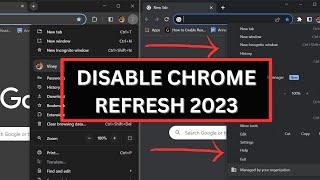 How to Disable New Google Chrome UI Refresh 2023 (100% WORKING)