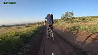 4-K Dağ yolundan bisiklet ile iniş.Descending the mountain road by bike|ACTION|ADVENTURE ‍️