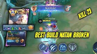 NATAN JUNGLER BEST BUILD - BEST BUILD NATAN JUNGLER - NATAN JUNGLER BEST BUILD - MOBILE LEGEND