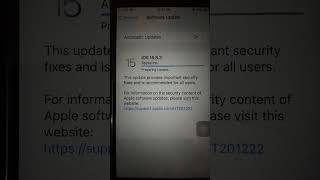 ios 15.8.3 new update is coming for iphone 6s, 7 7+//update software//new software update in iphone