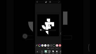 How to Make Logo Design in PicsArt  #shorts