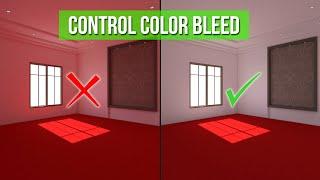 3ds max + Vray | Control excessive Color Bleeding (Bounce) in V-Ray for 3dsmax