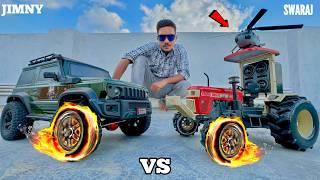 RC Swaraj Tractor Vs RC Jimny Offroad Testing - Chatpat toy TV