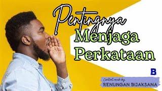 Pentingnya Perkataan | Renungan Pagi Kristen Hari Ini | Doa Pagi Bijaksana | Khotbah Firman Tuhan