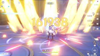 Genshin Impact I 100k Burst Albedo Showcase (w/ buff) 161k dmg