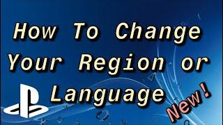 PS4 How To Change Your Language/Region! NEW!