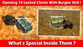 Opening 14 Locked Chests With Burglar Skill (1.11.6)! Last Day On Earth Survival