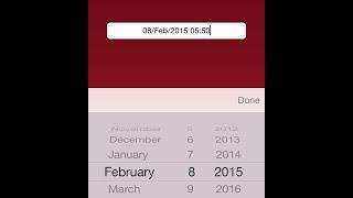 iOS Tutorial - Date Picker View (UIDatePicker) for selecting and formatting date