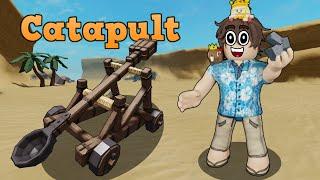  The new CATAPULT UPDATE in the SURVIVAL GAME robox!