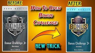 How To Get Bonus Challenge In Pubg Mobile  | How To Activate Bonus Challenge In Pubg Mobile