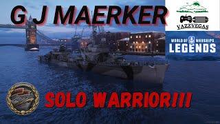 GJ Maerker Solo Warrior! | World of Warships: Legends PS5 XBOX | Ship Overview and Winning Too Hard